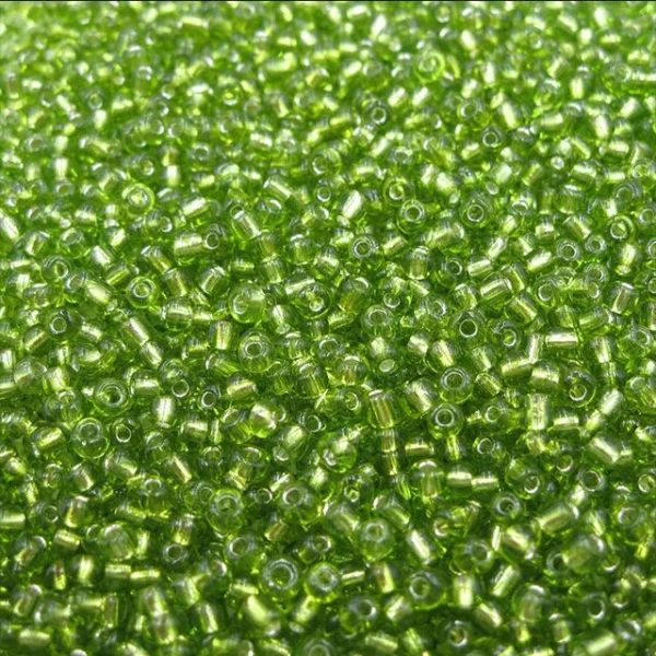Mostacillon 6/0 Verde Claro Translucido - Mf Soutache